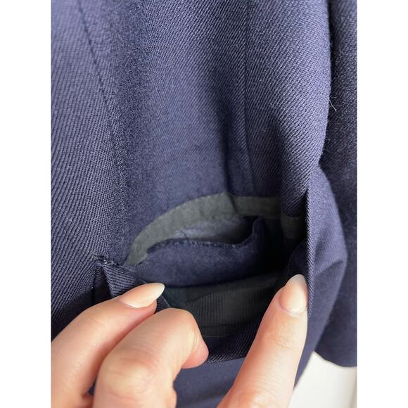 Yves Saint Laurent YSL Wool Blazer Sportcoat Professional Career Navy Fits M/L - Picture 6 of 9